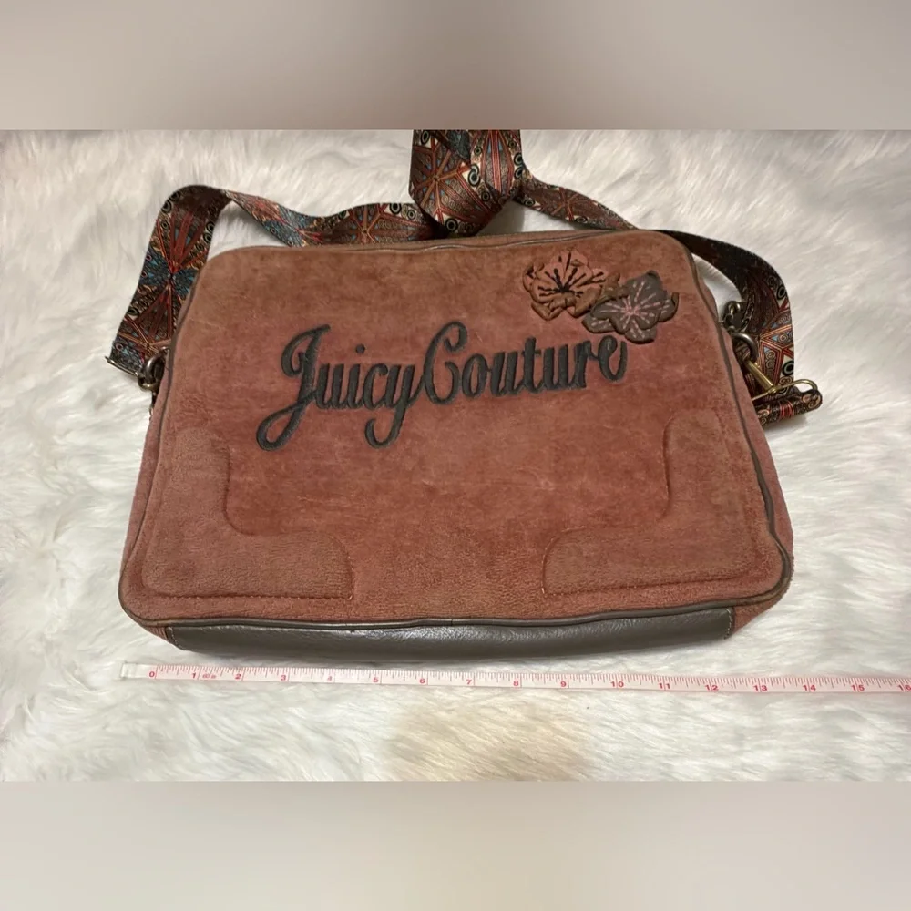 Y2K Vintage Juicy Couture Rust Laptop Bag